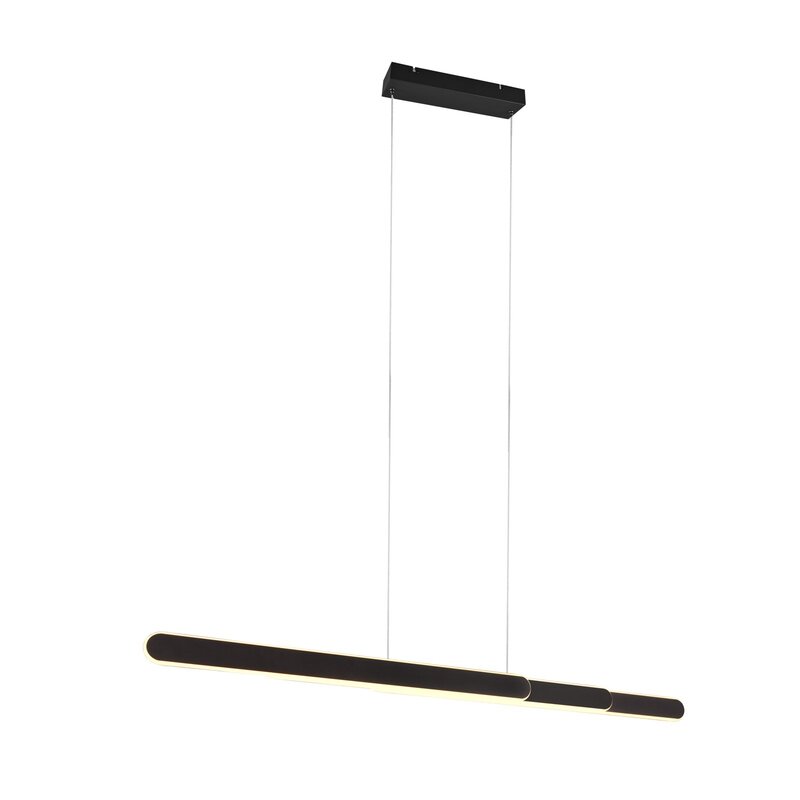 Trio Lighting LED-Hängeleuchte Helios Hängeleuchte ausziehbar dim CCT schwarz - 4017807577839