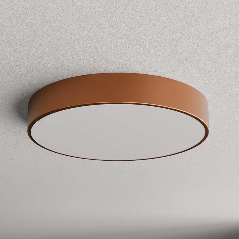 Deckenleuchte Lampe Cleo Kupfer stahl kunststoff E27 IP54 austauschbar dimmbar - 5907623601032