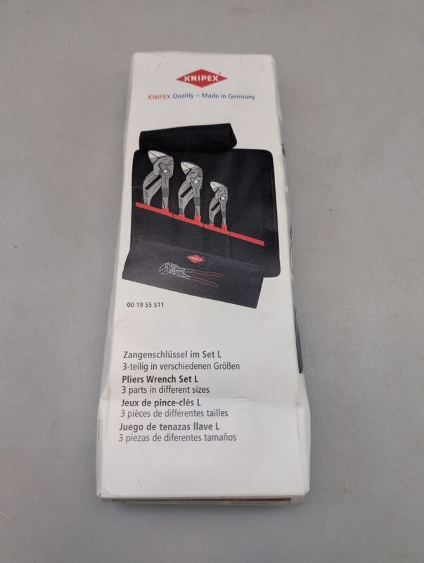 Knipex Zangen-Set 3-teilig Kombizange Gripzange Wasserpumpenzange 330x115x48mm - 4003773092100