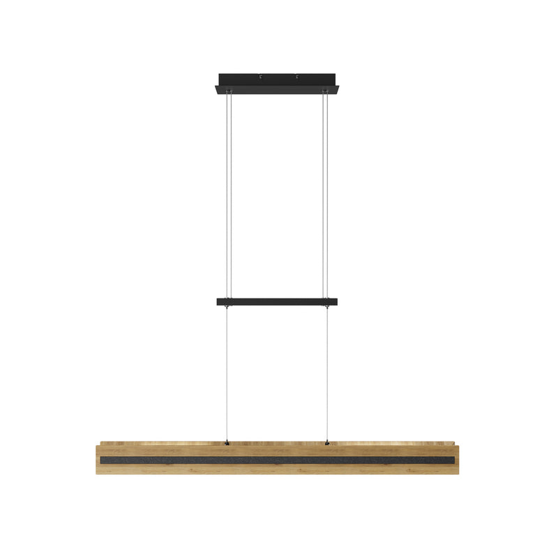 ELOBRA LED Hängeleuchte Chile S Pendelleuchte dimmbar eiche granit 116cm 3000K - 0000010046960