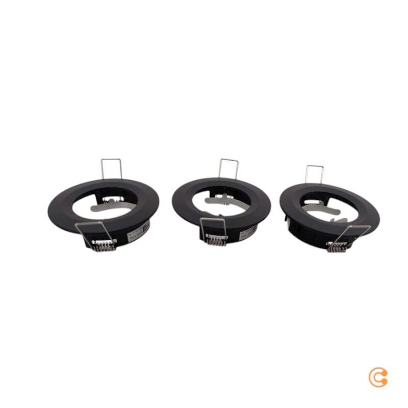 Paulmann Einbaustrahler Nova Coin 3xSet LED Spot schwarz matt Aluminium Ø7,8cm - 4000870944738