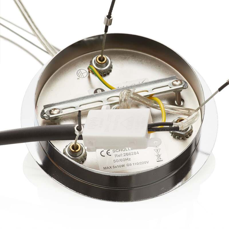 Schuller Valencia Hängeleuchte Narisa LED Pendelleuchte Lampe chrom Ø46cm 3000K - 8435435318734
