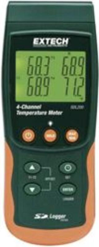Extech SDL200 Temperatur-Messgerät -199 bis +1700 °C Fühler-Typ Messgerät Gerät - 0793950432105