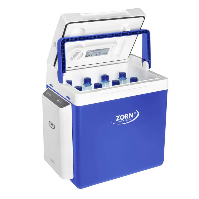ZORN Akku-Kühlbox Z 26 LNE 25 l 7,8 Ah Thermoelektrisch 12 V 230 V Blau-Weiß - 4251702500657