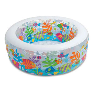 B-Ware Intex Pool Schwimmbecken Little Otter aufblasbar Ablassventil Kinder 152 x 56 cm