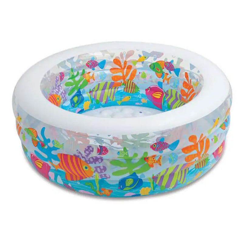 Intex Pool Schwimmbecken Little Otter aufblasbar Ablassventil Kinder 152 x 56 cm - 6941057454801