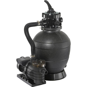 B-Ware Toolcraft Sandfilteranlage 13000l/h Pumpe Wasseraufbereitung 550W IPX5 12m