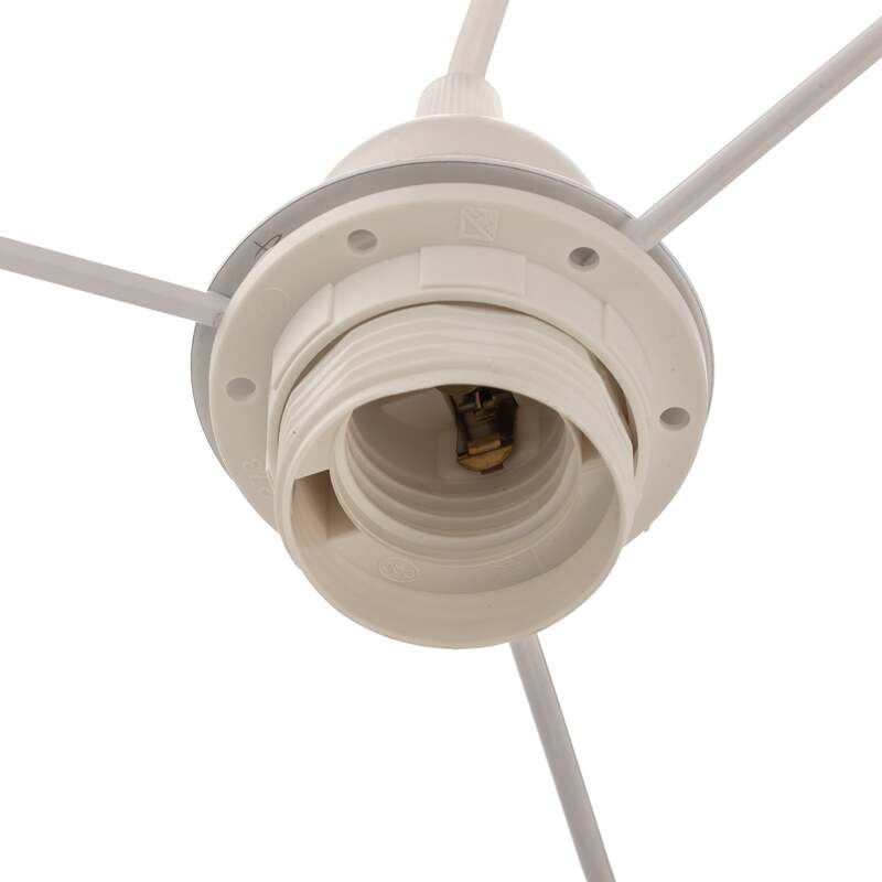 Hängeleuchte Bristol LED Pendelleuchte dimmbar grau weiß matt 25cm Höhe 45cm Ø - 5903689180603