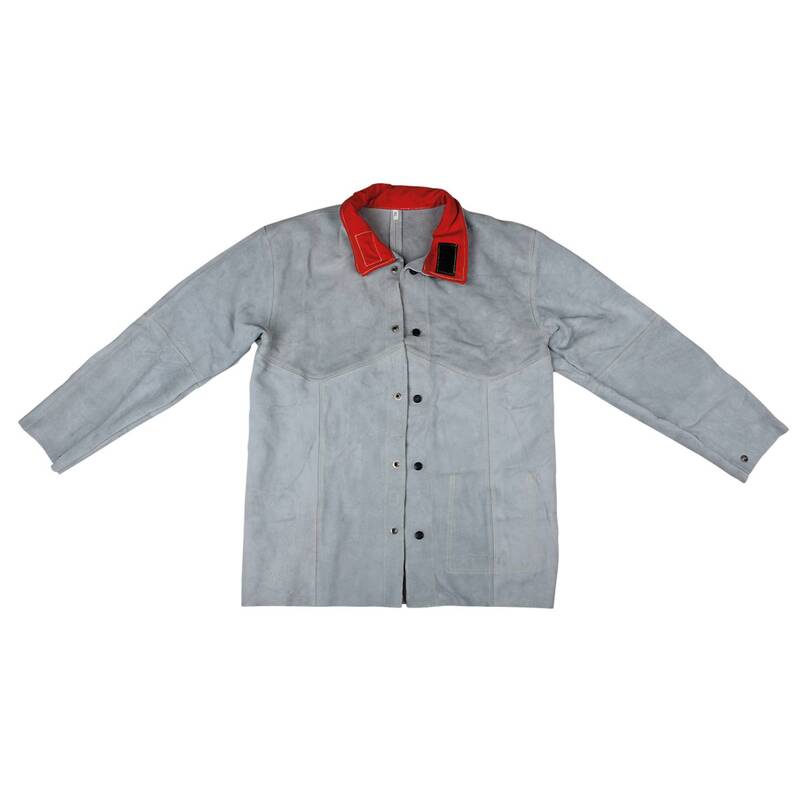 KS Tools Schweißerjacke Jacke Arbeitskleidung Schweißerjacke grau Größe L - 4042146544877