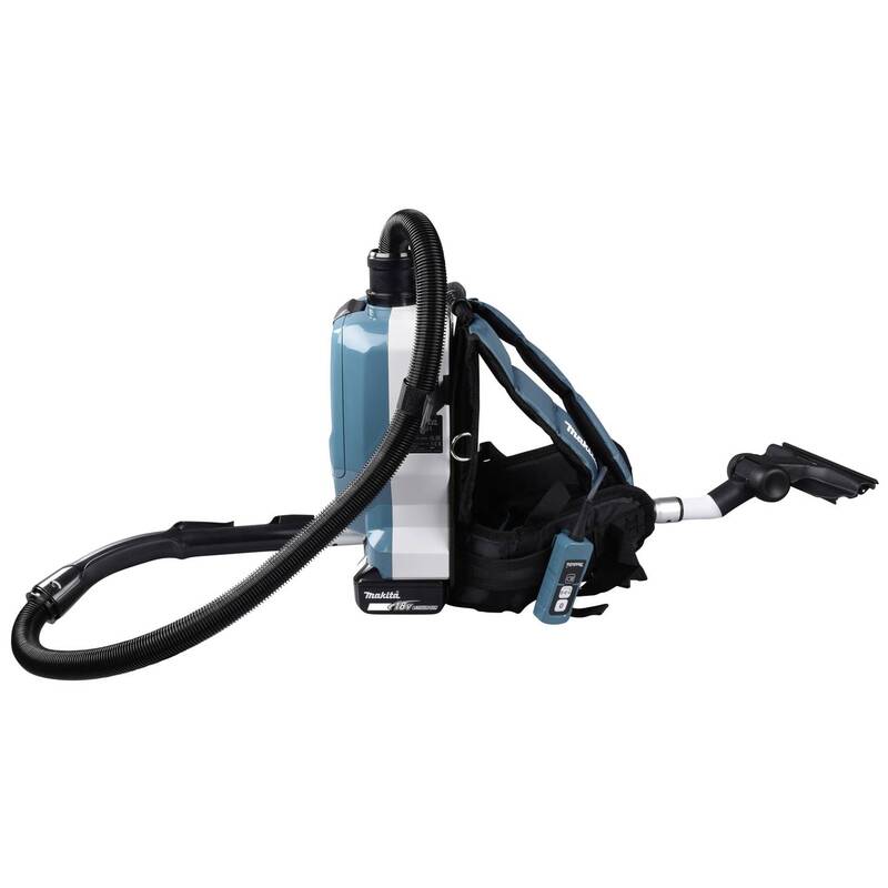 Makita Akku-Rucksackstaubsauger 2x18V akkubetrieben Staubsauger 70dB türkis - 88381870016