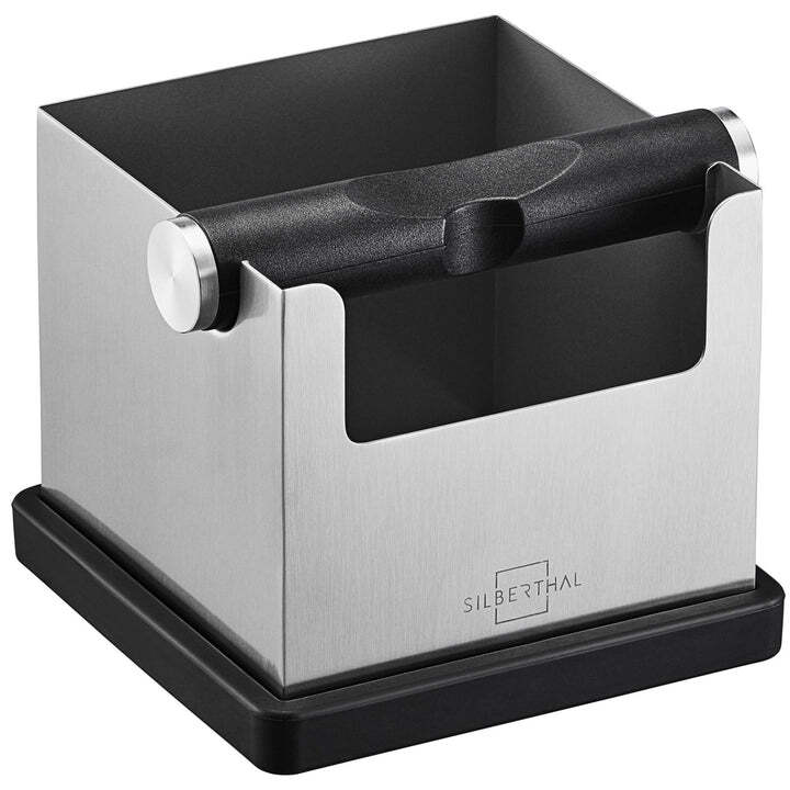 SILBERTHAL Abklopfbehälter Knockbox Abklopfer Kaffeesatz Tamper Edelstahl537 - 4260470464856