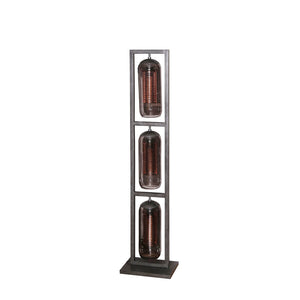 B-Ware Kamilian Stehleuchte Stehlampe 3fl rauchgrau schwarz Glas E27 SIEHE TEXT/FOTO