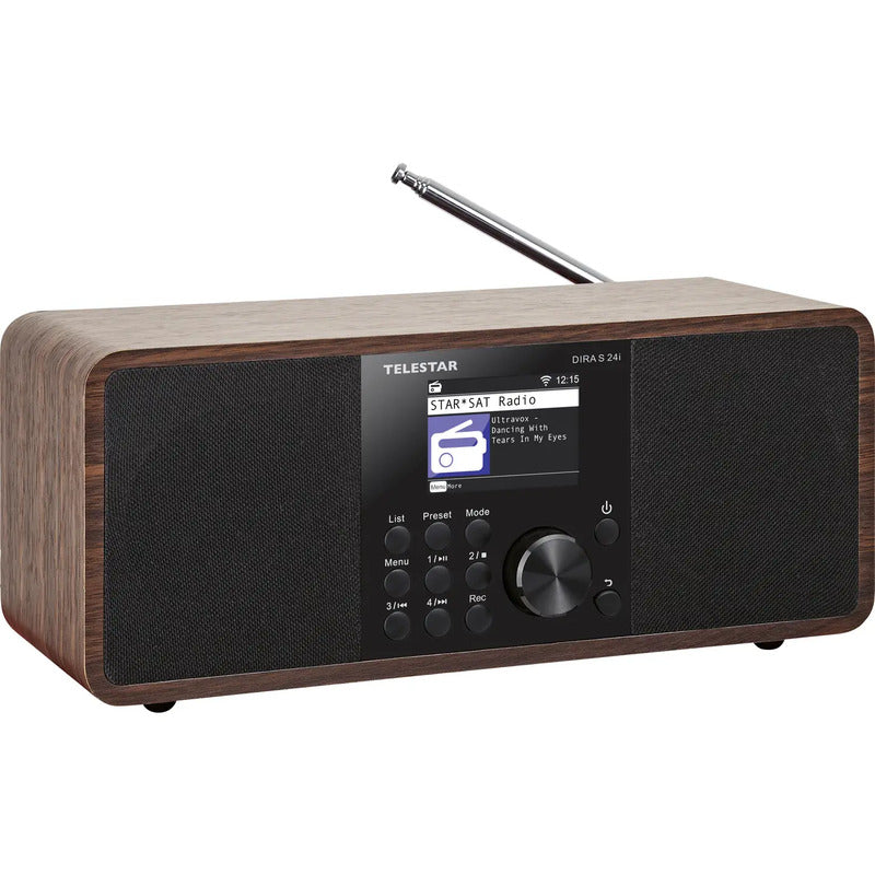Telestar Internet Tischradio DIRA S 24i DAB+ Bluetooth AUX Aufnahmefunktion - 4024035300016