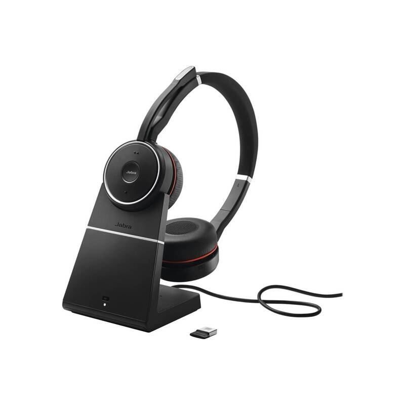 Jabra Evolve 75 SE MS Headset On Ear Kopfhörer mit Mikrofon Bluetooth 15h Akku - 5706991026467