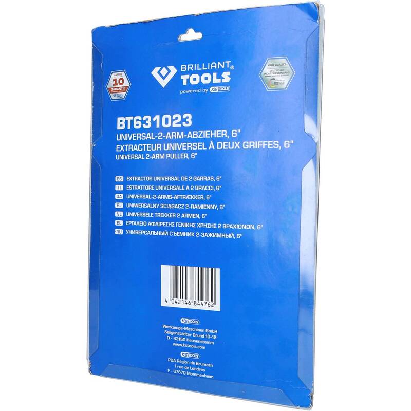 KS TOOLS Werkzeuge-Maschinen GmbH Universal-2-Arm-Abzieher, 6 (BT631023) - 4042146844762