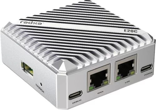 ALLNET Radxa E20C Netzwerkcomputer RK3528A 1GB 8GB eMMC 4K HDMI Gigabit Ethernet - 4038816235534