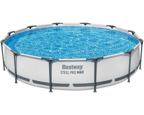 Bestway Aufstellpool Framepool rund Ø366x76cm mit Filteranlage und Abdeckplane - 6942138981896