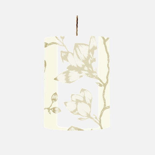 EBB FLOW Lampenschirm Lamp Shade Lustica Oyster Raffia Stoff 40 cm - 5711863112643