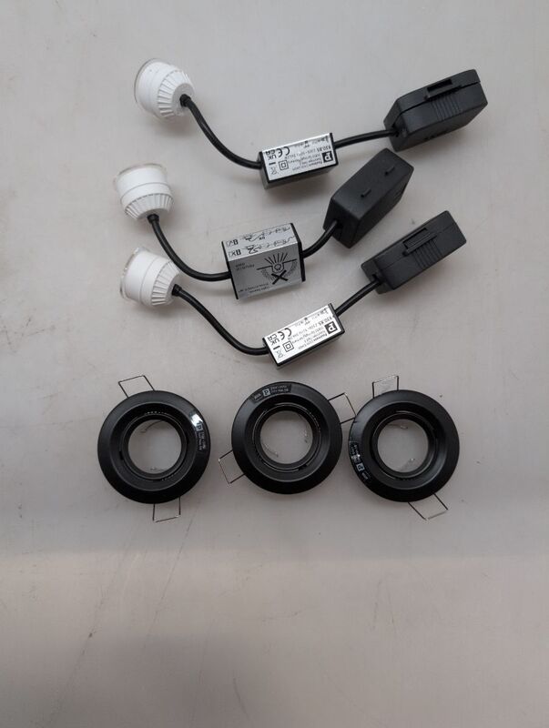 Paulmann Einbauleuchte Nova Mini Plus LED dimmbar 3er Set schwarz matt Aluminium - 4000870930854