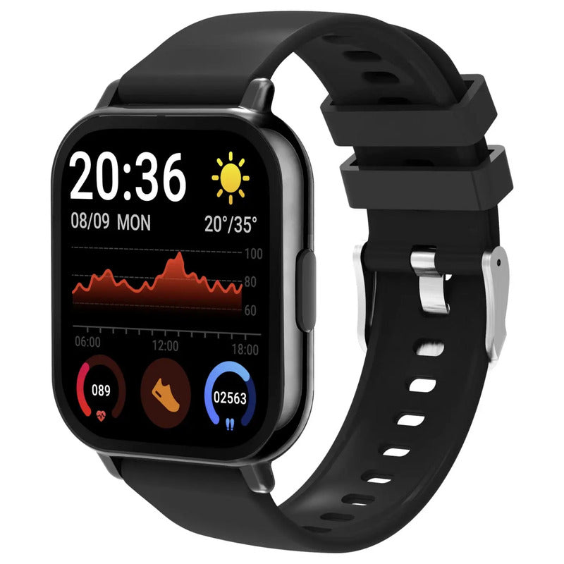Denver Smartwatch SWC-176 Fitnessuhr Aktivitätstracker Schwarz Silikonarmband - 5706751092114