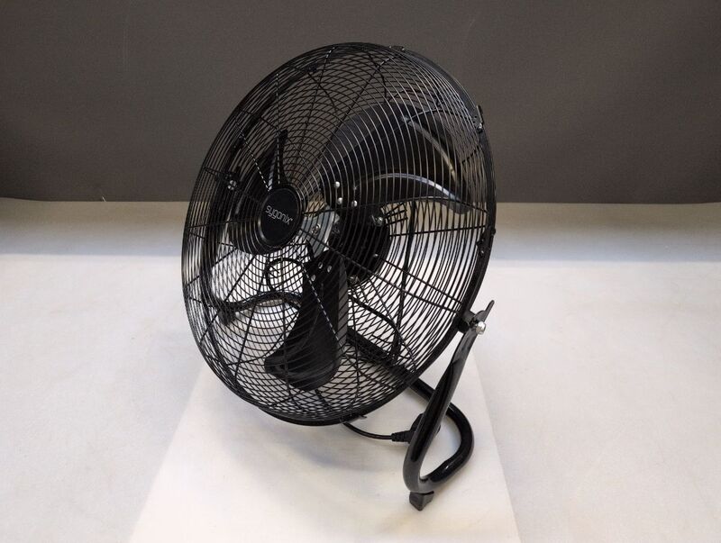 Sygonix Bodenventilator 120 W 540 mm 3 Geschwindigkeitsstufen Schwarz - 4064161342566