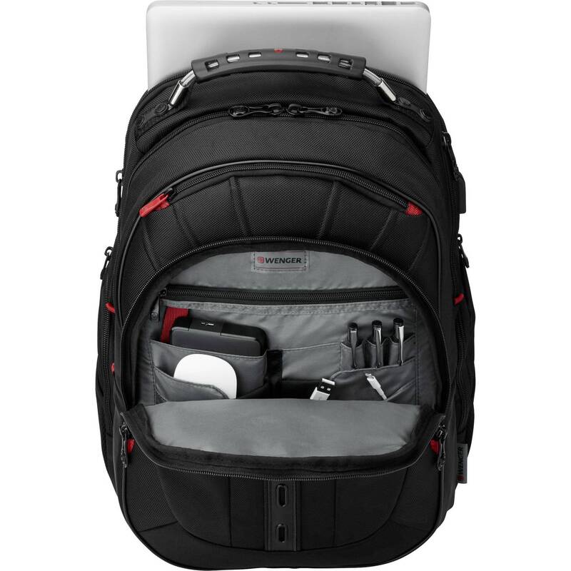 Wenger Notebook Rucksack Pegasus Deluxe Schwarz für 35,8cm Laptop und Tablet - 7613329064511