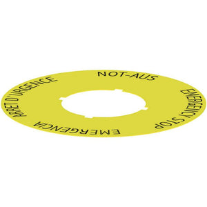 B-Ware Schlegel NAS_30 Bezeichnungsschild selbstklebend Schild Unterlegschild 30.5mm