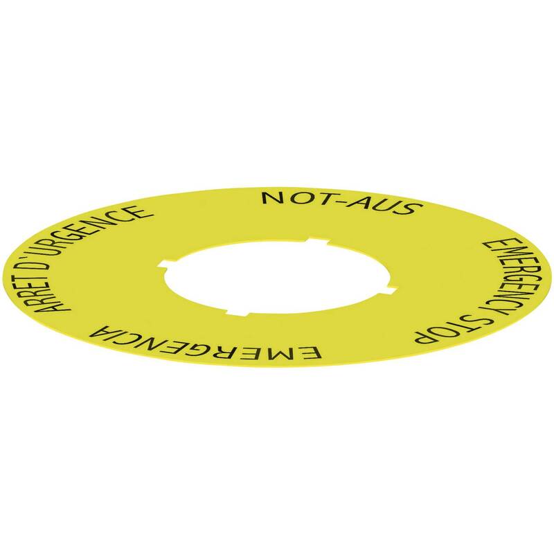 Schlegel NAS_30 Bezeichnungsschild selbstklebend Schild Unterlegschild 30.5mm - 2050001944818
