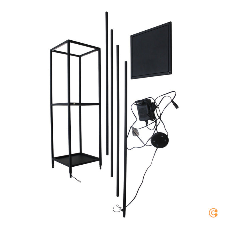 Paul Neuhaus Stehleuchte Standlampe LED Contura schwarz Metall Touchdimmer Memor - 4012248361009