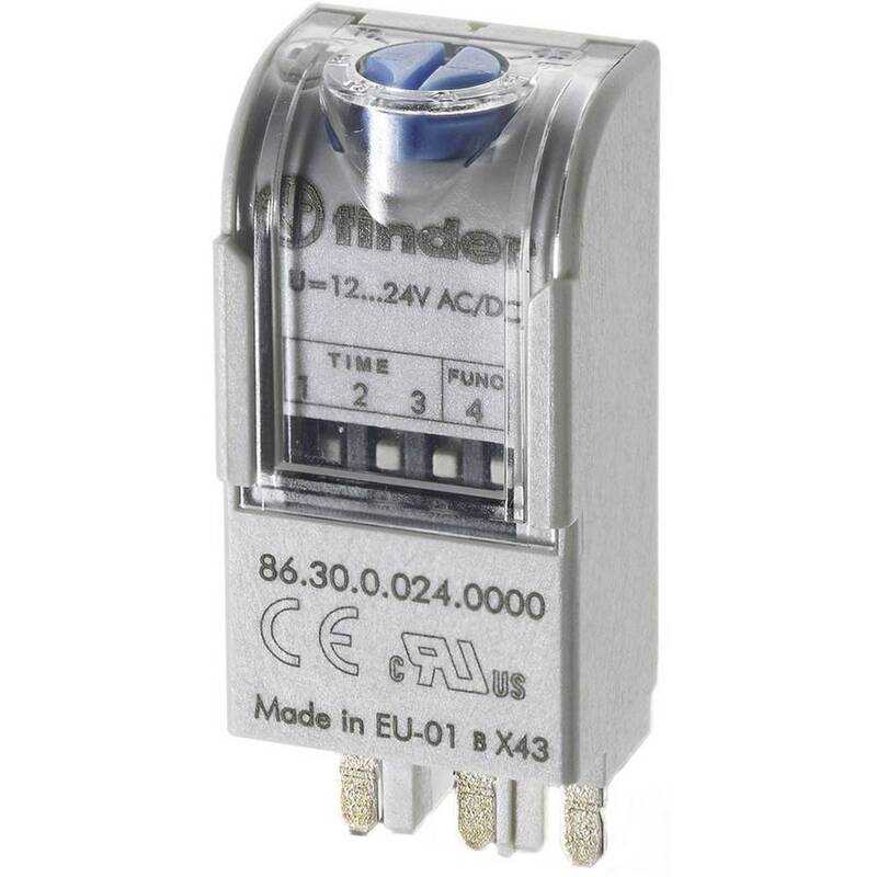 Finder Zeitrelais Zeitmodul Multifunktional Steckanschluss 24 V AC DC - 8012823116105
