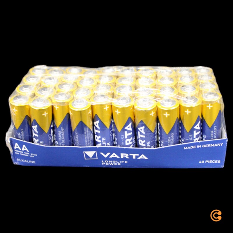 Varta LONGLIFE Mignon AA-Batterie Alkali-Mangan Batterie Einweg-Batterien 40 Stk - 4008496675739