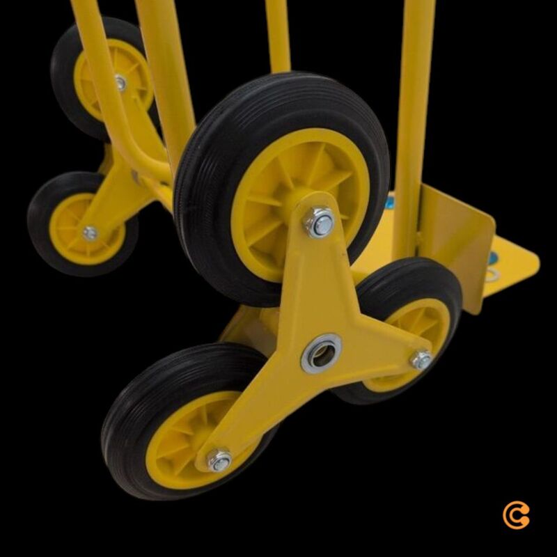 Stanley Sackkarre Stahl SXWTD-HT523 Handwagen 200kg Traglast Lufträder gelb - 8717496635235
