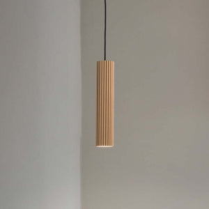 B-Ware Pendellampe Karbon Hängelampe Gold Aluminium Dimmbar Ø 6 cm GU10 LED Leuchte
