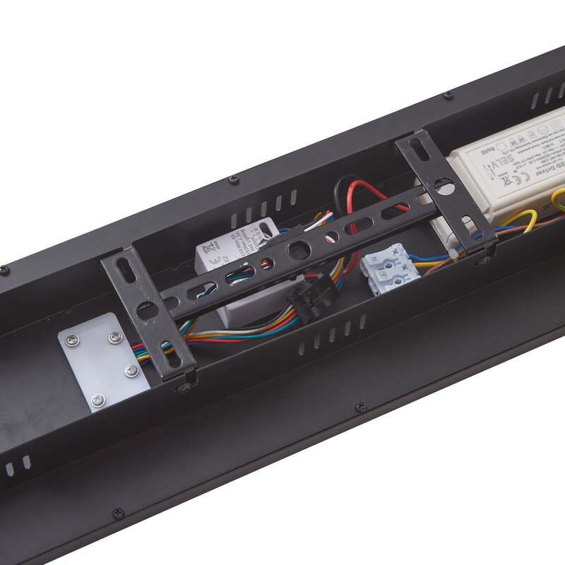 Lindby Deckenleuchte Raymie LED Lampe dimmbar RGBW schwarz 56,5cm Leuchte - 4251911762440