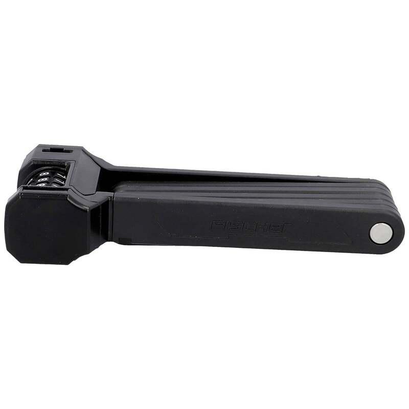Fischer Fahrrad Faltschloss Zahlenschloss PROTEC FN85 85cm schwarz 25mm dick - 4008153029479