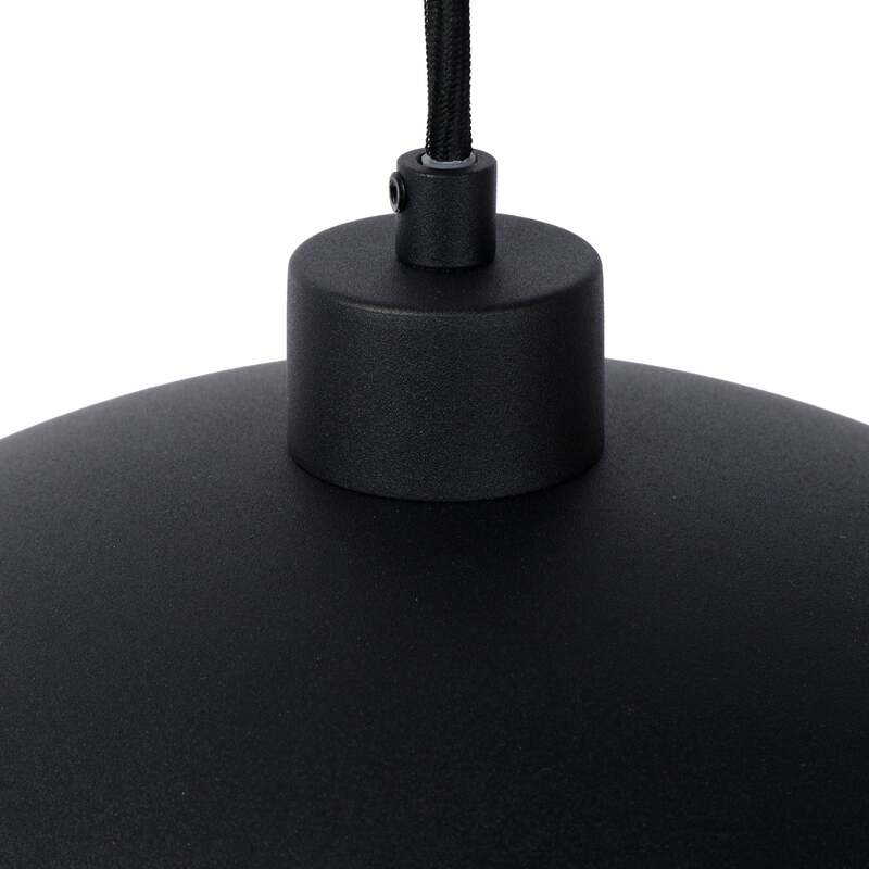 Hängeleuchte Siemon schwarz Ø 40 cm Stahl dimmbar Lucide 1x40W E27 - 5411212451743