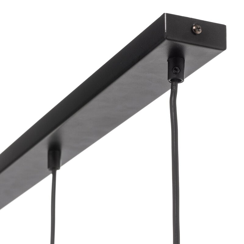 EMIBIG LIGHTING Pendelleuchte Lenox Hängeleuchte Lampe dreiflammig schwarz/gold - 5901738917934