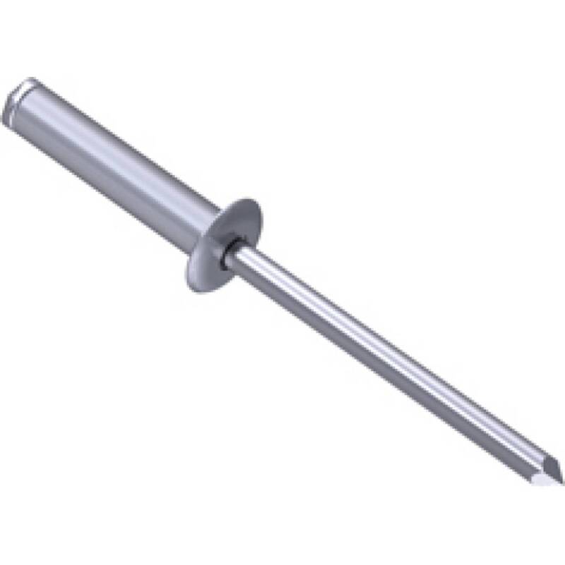 GESIPA Blindniete Stahl Aluminium 250 Stück Hohlnieten Verbindungstechnik 6.4mm - 5013656301600