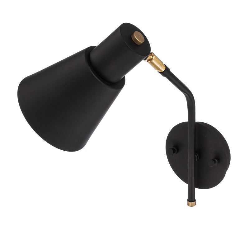 Opviq Wandleuchte Sivani MR-664 LED Wandlampe dimmbar schwarz gold 40cm Lampe - 8681875638721