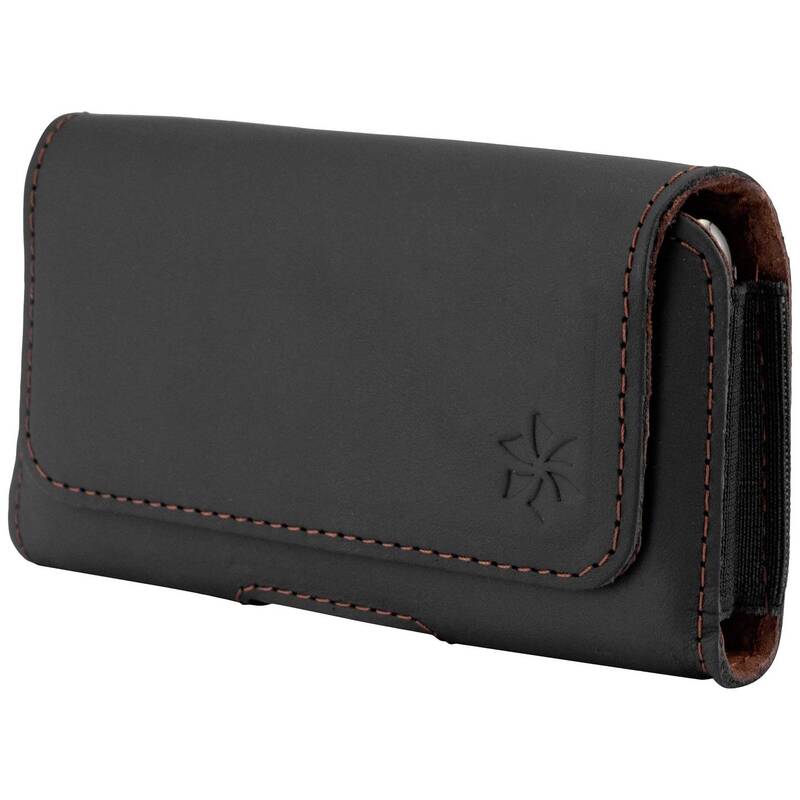 Honju Gürteltasche Handytasche horizon 5XL Schwarz Leder Smartphone 6,1-6,7 Zoll - 4260394862127