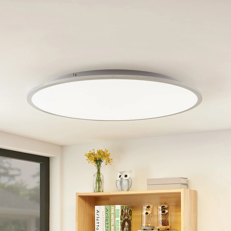 Lindby Deckenlampe Deckenleuchte LED Lampe silber universalweiß Wohnzimmer 80 cm - 4251096579543