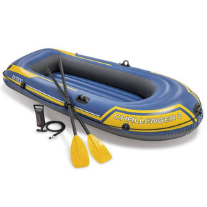 B-Ware Intex - Bootset -Challenger 2 Schlauchboot Boot Luftpumpe 2 Paddel bis 170 kg703