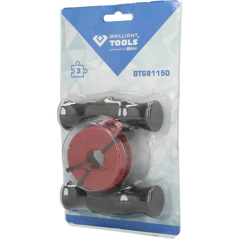 Brilliant Tools Griffe Ziehdraht Scheibenausschneider Autoglas 3-teilig 4 SETS - 4042146781463