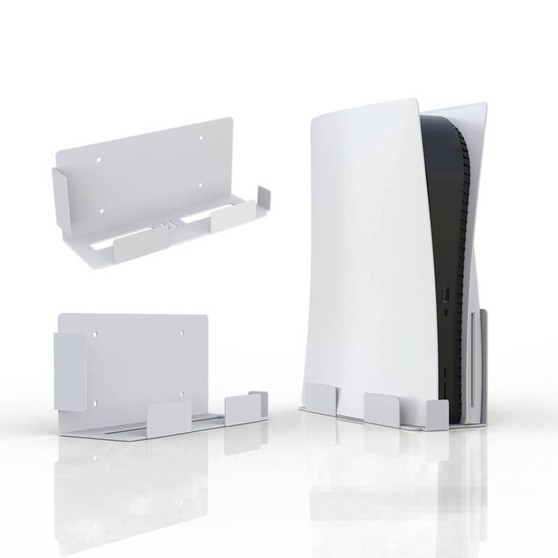 Wandhalterung PS5 für PlayStation 5 Wandmontage Halterung weiß 100x120mm 255mm - 4064161226002