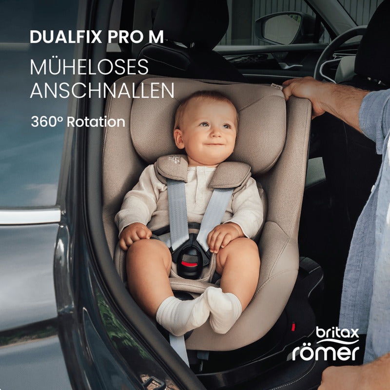 Britax Römer Kindersitz DUALFIX PRO M STYLE Autositz grau 360 Grad drehbar 0-4 - 4000984939200