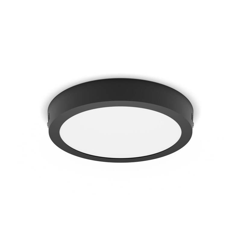 Philips Deckenlampe LED Leuchte Slim Surface 21cm schwarz warmweiß 2700K Lampe - 8719514328693