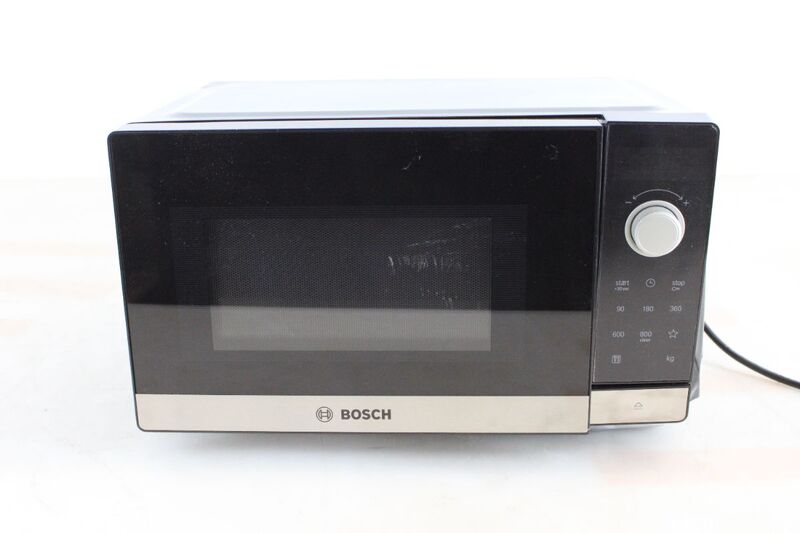 Bosch Mikrowelle Ofen FFL023MS2 20l 800W Schwarz Drehteller 27cm 442x260x345mm - 4242005296835