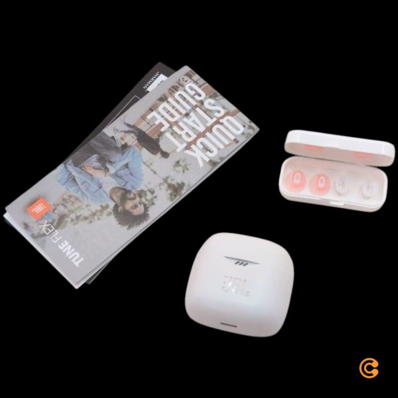 JBL TUNE FLEX In Ear Headset Bluetooth Stereo Noise Cancelling Weiß Ladecase 78h - 6925281930584