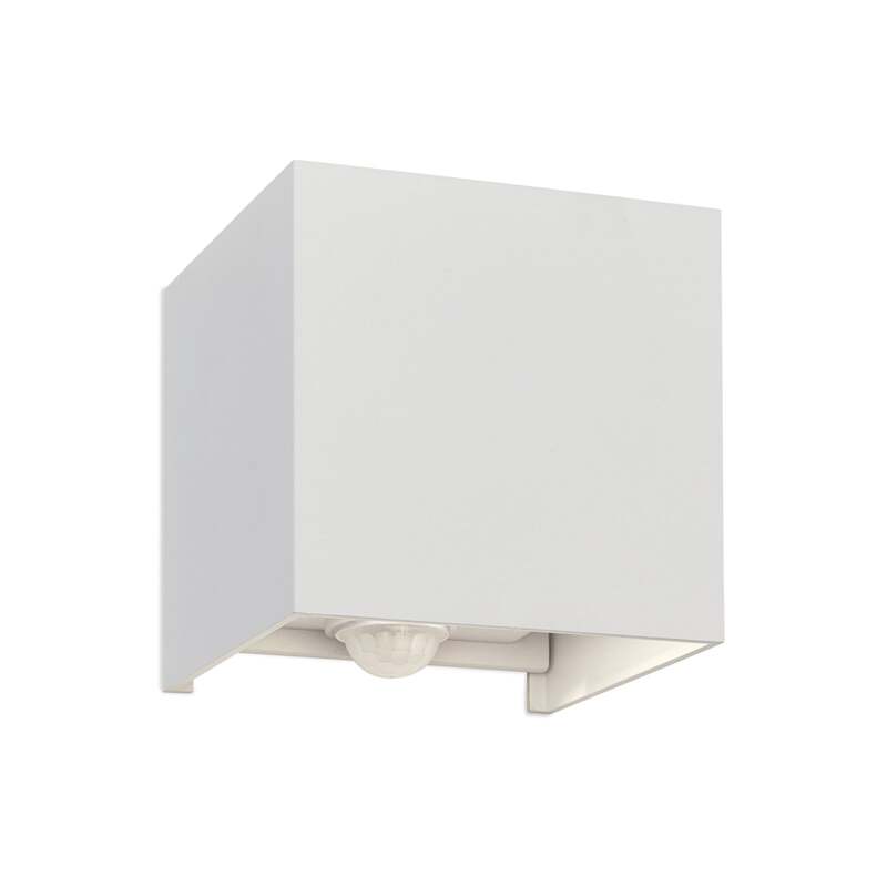 ORION LED-Außenwandleuchte Cube-S weiß mit Bewegungsmelder IP54 700 lm - 9003090277179
