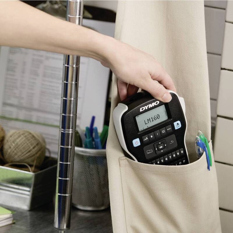 DYMO Beschriftungsgerät LabelManager 160 AZERTY Etikettendrucker D1 6-12mm - 3026981808104